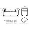Chester sofa cover Relive