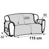 Universal sofa protector DOVER