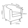 Armchair Cover Tullsta Bali