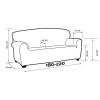 Estivella Stain-Resistant Elastic Sofa Cover