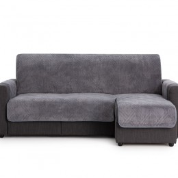 Anti-Slip Chaise Longue Cover Coral
