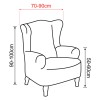 Stretch Wing Chair Cover Malta