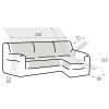 Salvasofá Chaise Longue DRY PROTECT