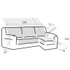 Salvasofá Chaise Longue DRY PROTECT
